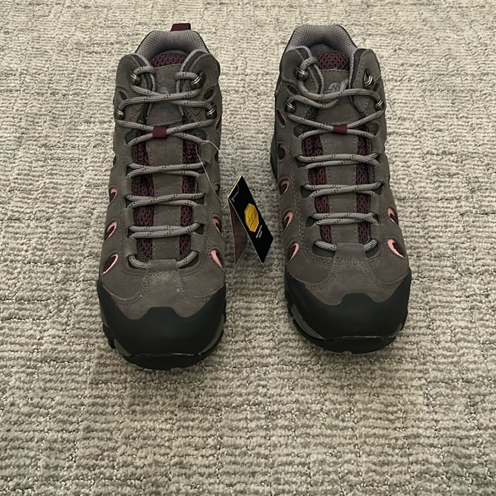 Vibram EMS Journey Charcoal Hiking Shoes Mid Size 8.5 US Waterproof